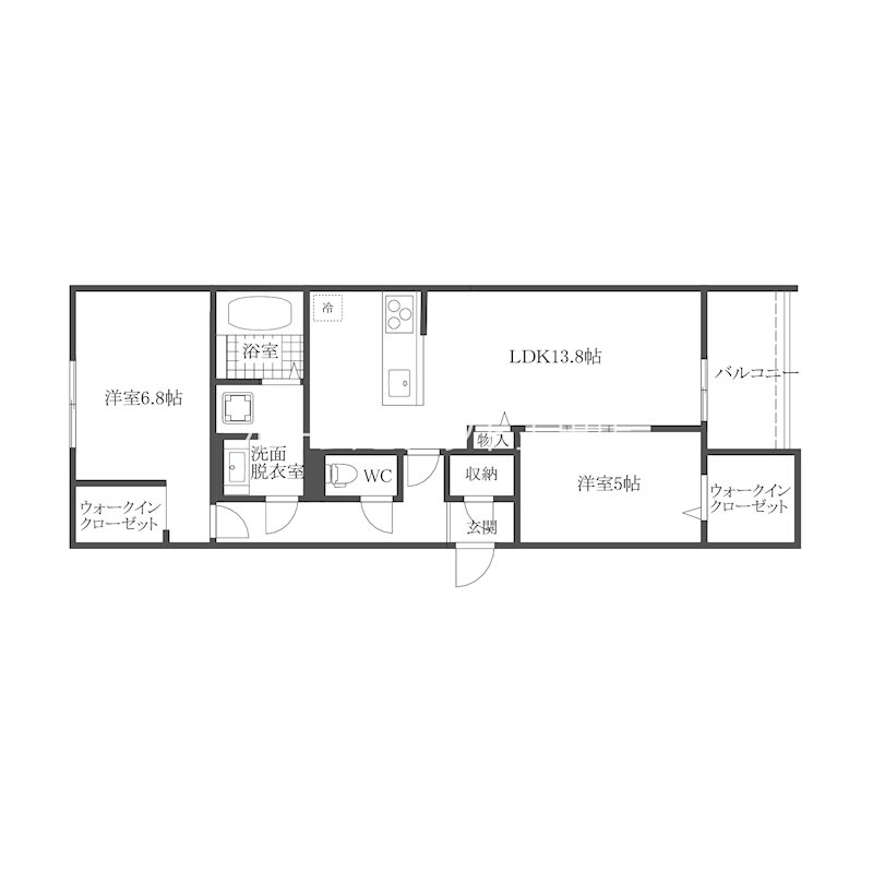 Maison Espoir　Ⅲ 間取り