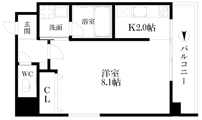 パークテラス花谷 間取り