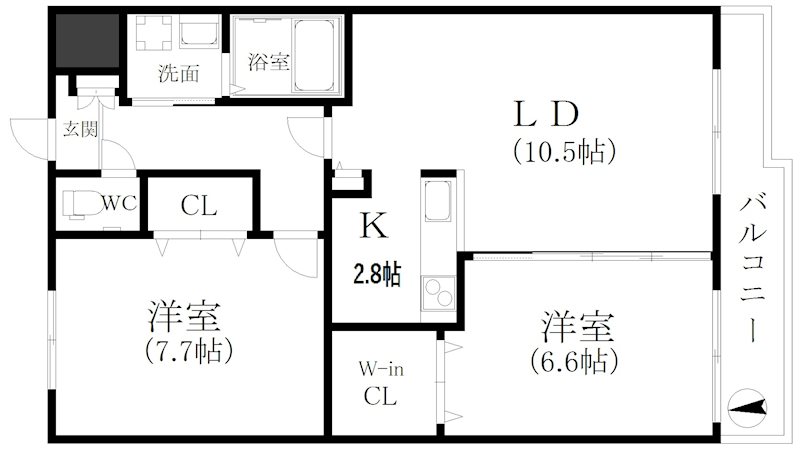 グランメゾン御崎  間取り