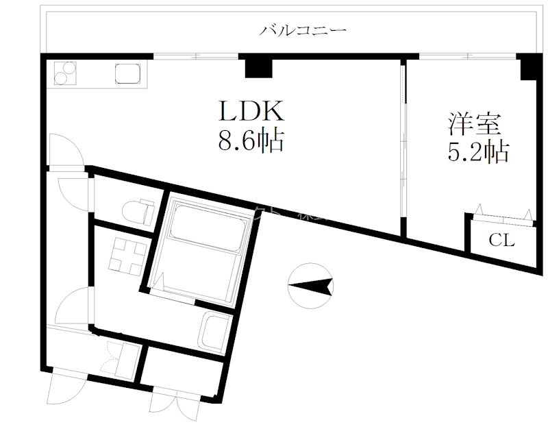 グランエクラ玉出東 間取り