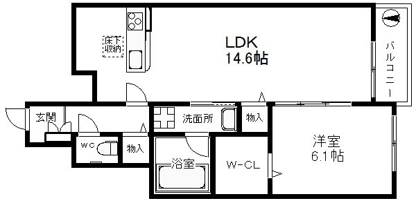 アーサー住之江 間取り