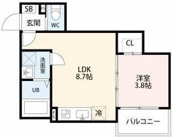 KAWARAYAⅡ 間取り