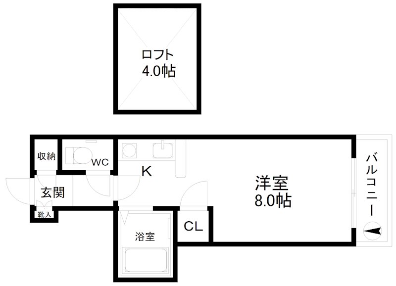 コスモレジデンス北加賀屋Ⅱ 間取り