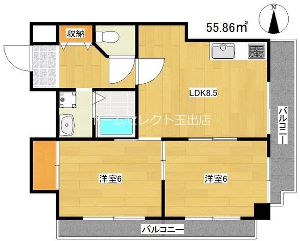 ラパンジール粉浜 間取り