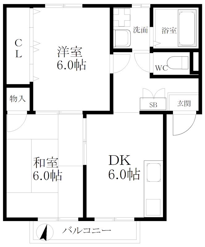 ドミール河野 間取り