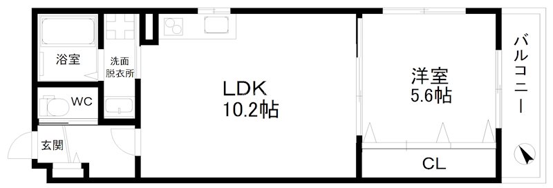 プレジール帝塚山 間取り