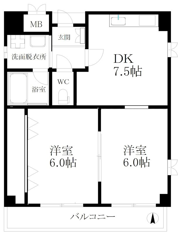 シェーヌパレ 間取り