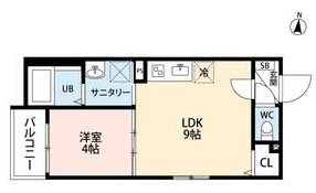 ナガモリメゾン南津守 間取り