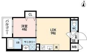 ナガモリメゾン南津守 間取り