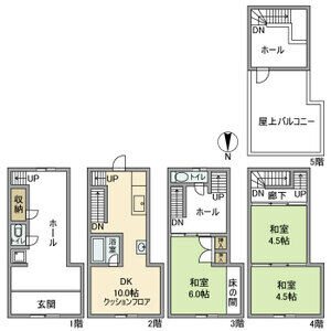 浜口西1丁目戸建 間取り