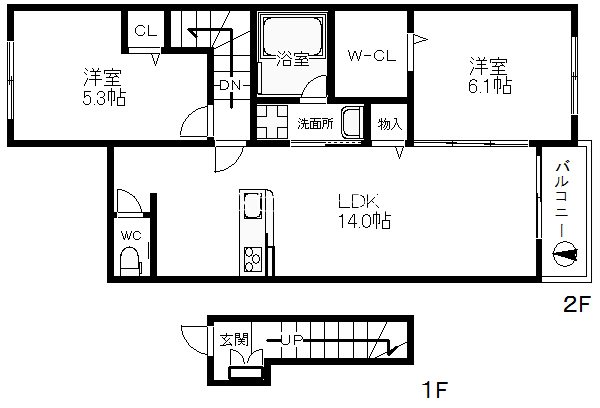 アーサー住之江 間取り