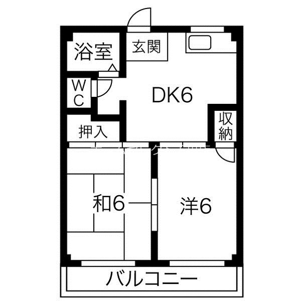 大阪府大阪市西成区南津守７丁目 間取り