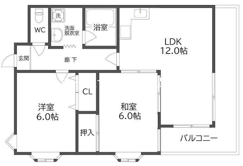 ローズライフ住之江 間取り