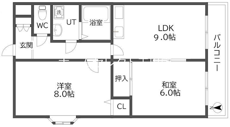 サンライフ上住吉 間取り