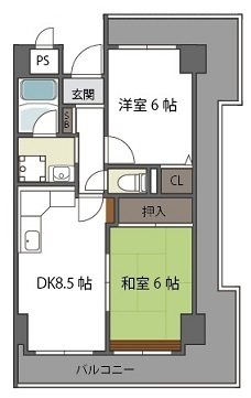 カワデンエミネンスハイツ 間取り