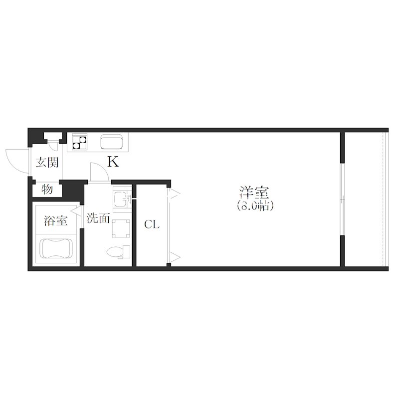 フェリオ南津守 間取り