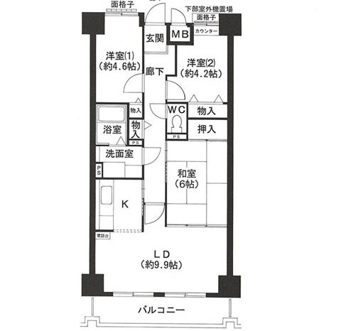 レジェロ住之江 間取り