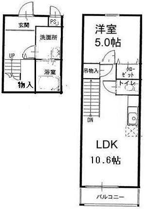 ツイン フォレスト住之江Ⅰ番館 間取り