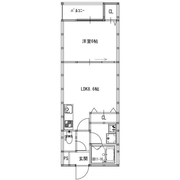 EIJU粉浜駅前 間取り