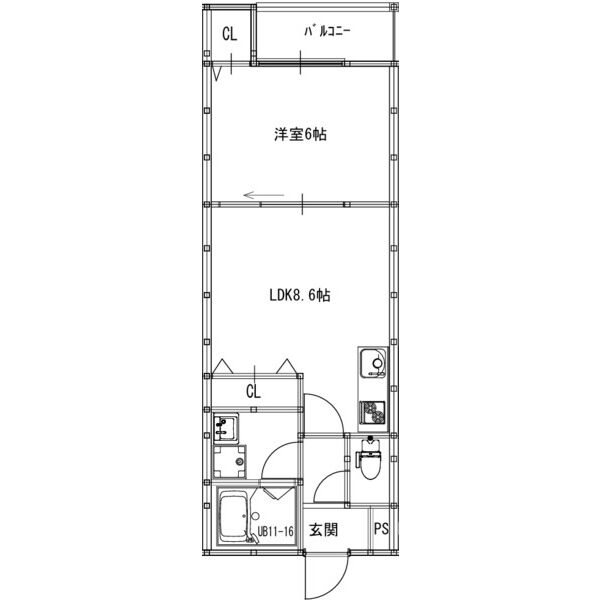 EIJU粉浜駅前 間取り