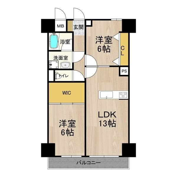 パークモダン住之江公園 間取り