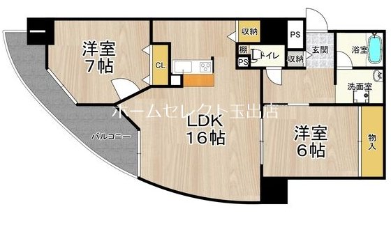フェルザ住之江公園 間取り