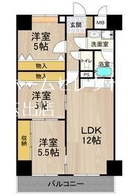 パークモダン住之江公園 間取り