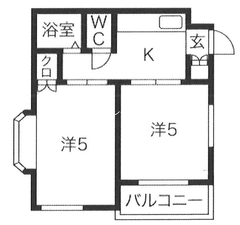 フレンドハイツ 間取り