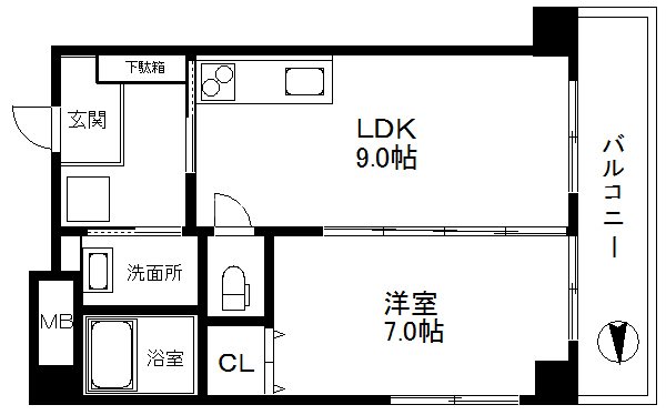 エル・セレーノ住之江 間取り
