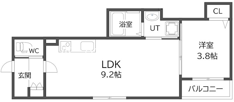 GRANDIR岸里 間取り