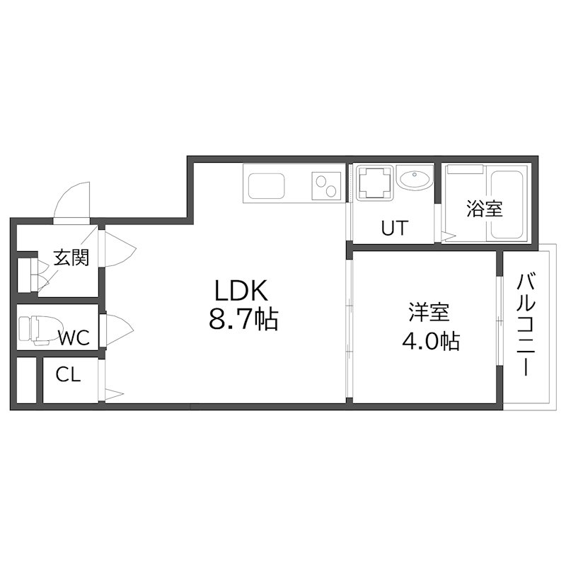 GRANDIR岸里 間取り