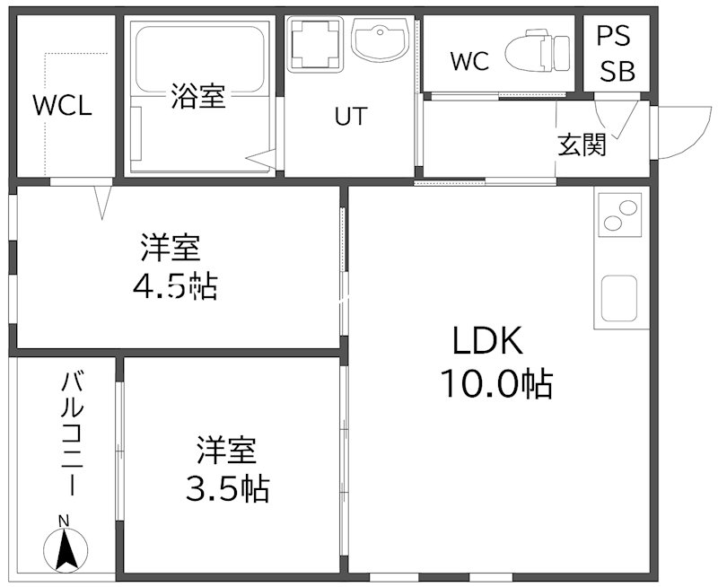 フォルモント住之江 間取り