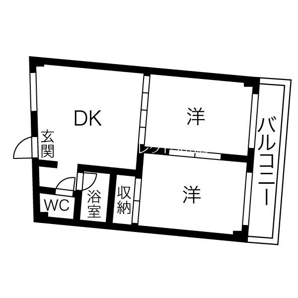 大阪府大阪市西成区南津守７丁目 間取り