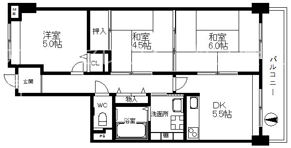 ノアーズアーク住之江 間取り