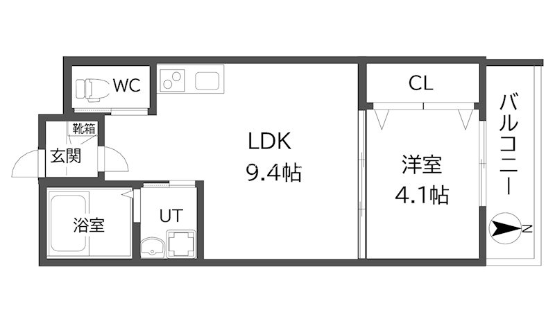 Buzz北加賀屋 間取り