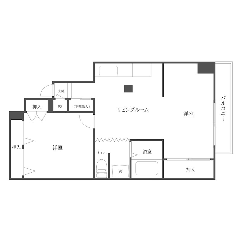 大阪府大阪市住之江区安立３丁目 間取り