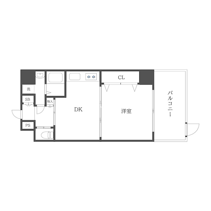 大阪府大阪市住之江区御崎６丁目 間取り
