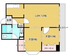 デュモール住之江 間取り