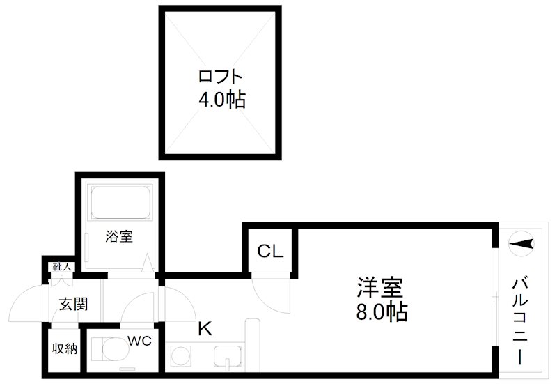 コスモレジデンス北加賀屋Ⅱ 間取り
