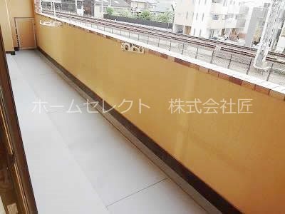 ハイツ粟新上住吉 ベランダ