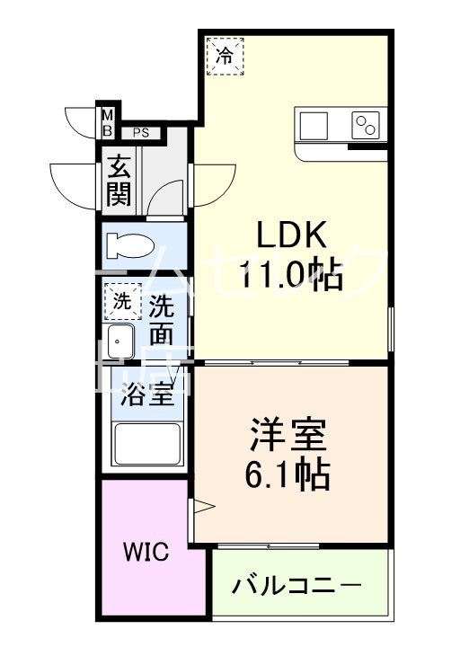 フジパレス エン Ⅲ号館 間取り