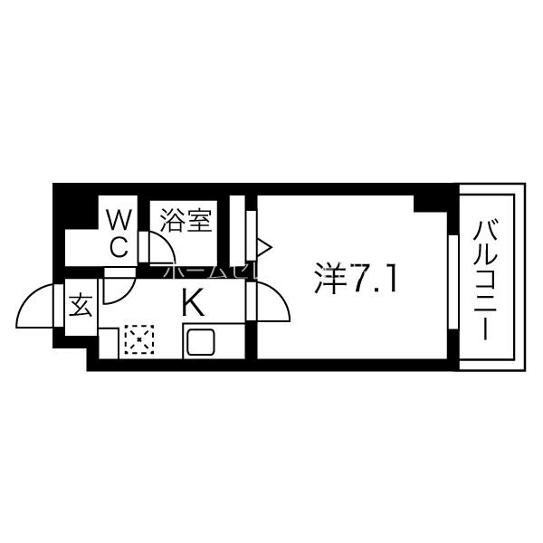 FDS KOHAMA WEST 間取り