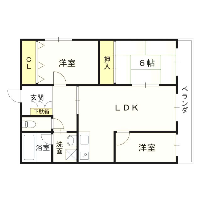 大阪府大阪市住吉区上住吉１丁目 間取り