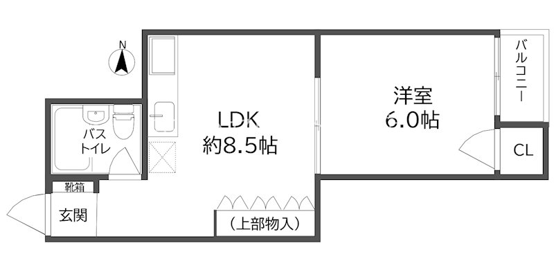 大阪府大阪市西成区千本南２丁目 間取り