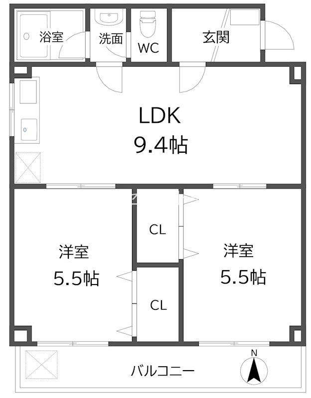 新栄プロパティー中加賀屋 間取り