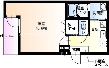 フジパレス西住之江Ⅵ番館 間取り