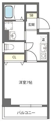 MiYo87天下茶屋 間取り
