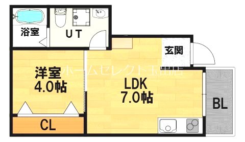 セントラルTAMADE８８ 間取り