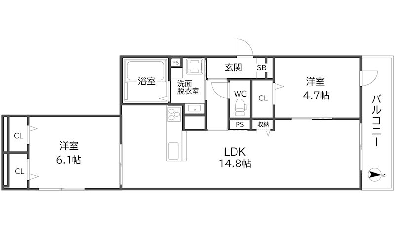 ロイジェント住之江公園 間取り