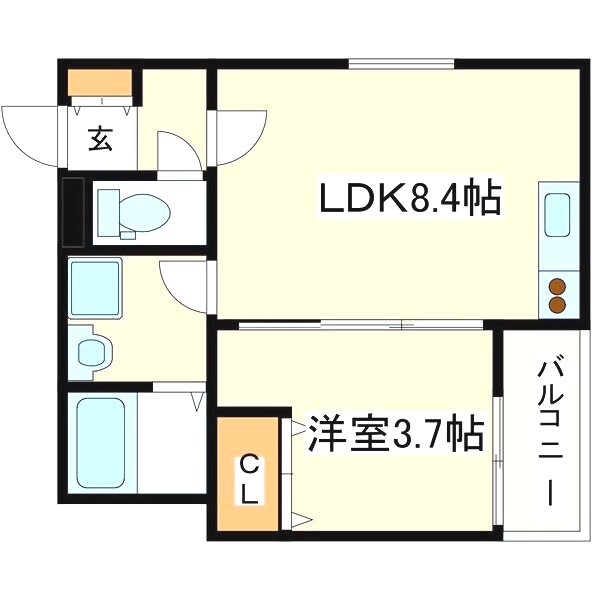 SERIRIA　COMFORT:ABIKO 間取り